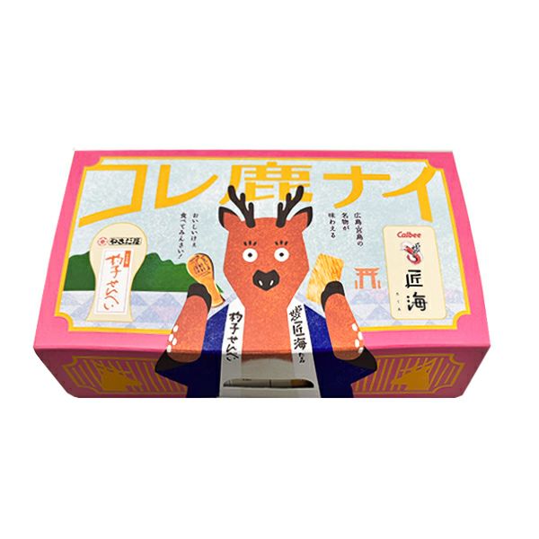 【数量限定】コレ鹿ナイ！杓子せんべい・かっぱえびせん匠海セット | もみじ饅頭 桐葉菓(とうようか) 宮島の老舗 やまだ屋オンラインショップ